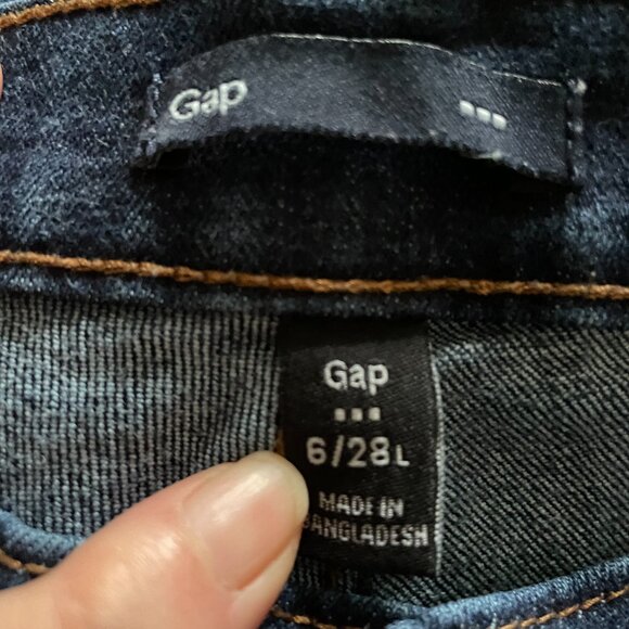 Bundle of 2 Gap Factory 1969 Mid-rise Jeans Size 6/28L - Picture 11 of 11